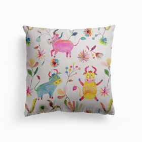 Oxen Oxytocin Canvas Cushion